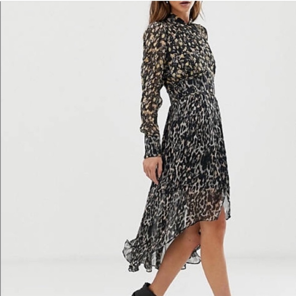 All saints leopard dress